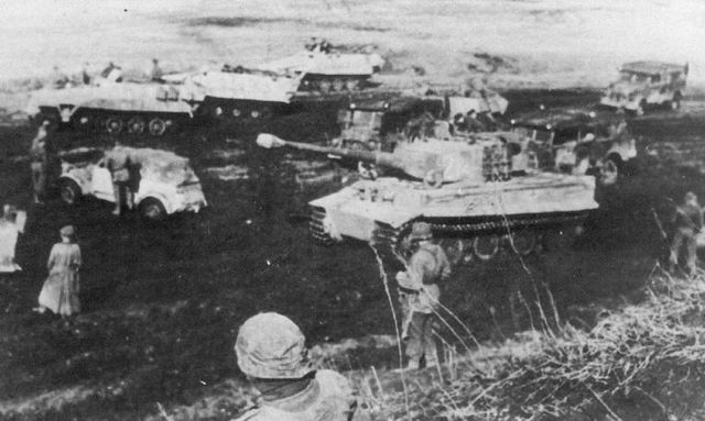 Alrededores de Brody, 23 de abril de 1944. Tiger de la 2 K. del S. Pz. Abt. 507