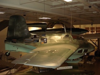 Messerschmitt Me 163 B Komet con número de Serie 120370 Yellow 6 conservado en el Deutsches Museum en Munich