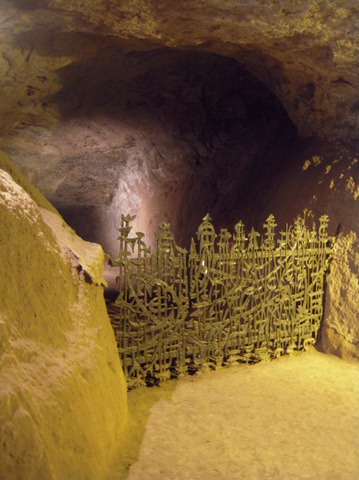 Interior de las cuevas