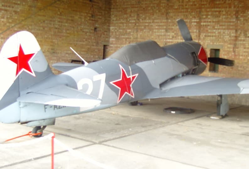 Lavochkin La-7 está en exhibición en el Imperial War Museum Duxford