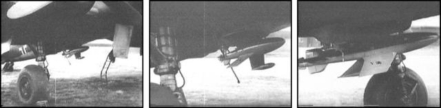 X-4 suspendido de un Ju-88, agosto de 1944