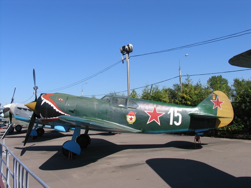 Lavochkin La-5 está en exhibición en el Museum of the Great Patriotic War en Moscú, Rusia