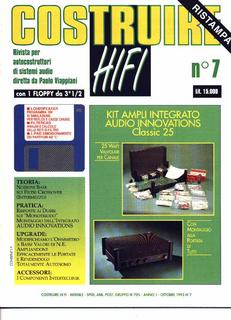 Costruire hifi n 7 - Ottobre 1993