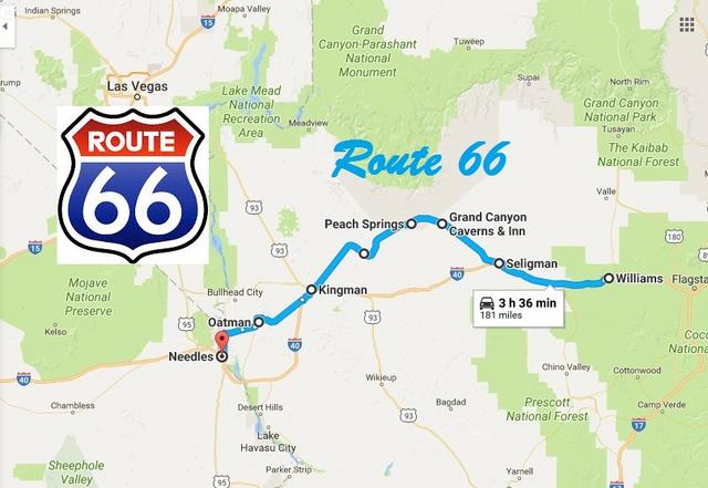Ruta 66 desde Williams hasta Needles - Por el Oeste de EE.UU (1)
