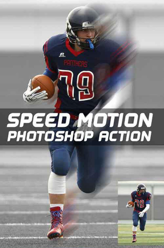 Speed Motion Photoshop Action