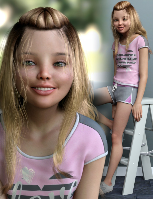 Cayley Character and Hair for Genesis 8 Female(s)