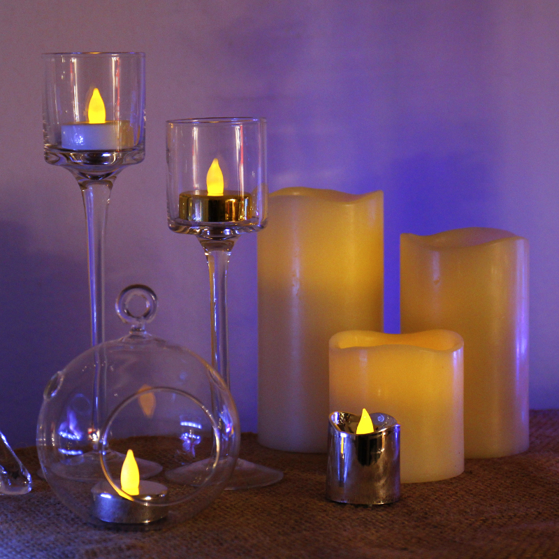 Apart from our ever popular LED tealights is our 3-piece set of real wax flameless candles