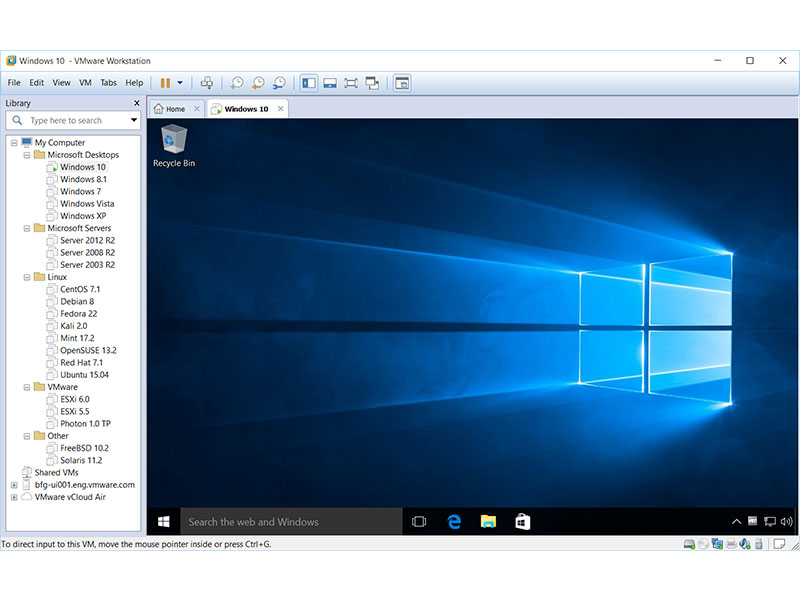 vmware workstation player free download for windows 10