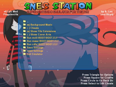 PS2 - SNES-Station MOD by pinguinoctis