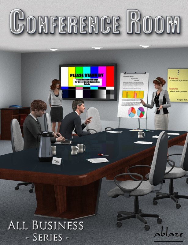 00 main all business conference room daz3d