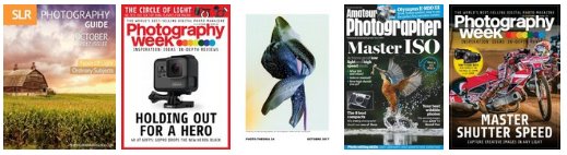 5 Photography Magazines October 2017