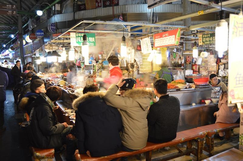 Seúl-Noryangjin Fishery Market,Templo Bongeunsa,ciudad Olímpica, Lotte World... - Mochileros en Corea del Sur (23)