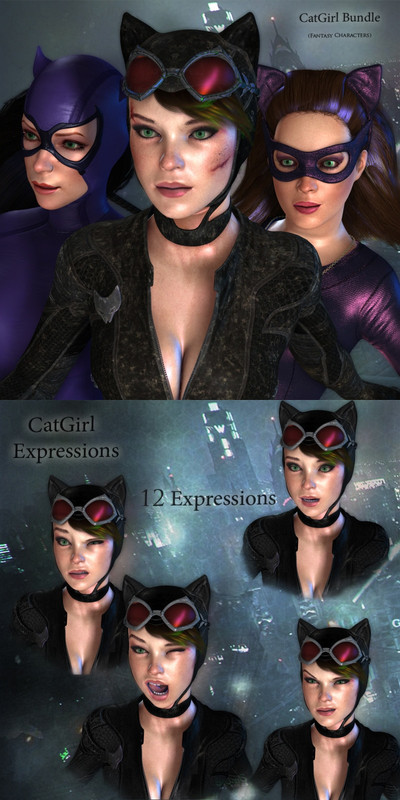 cm Cat Girl Bundle Expressions Promo 01