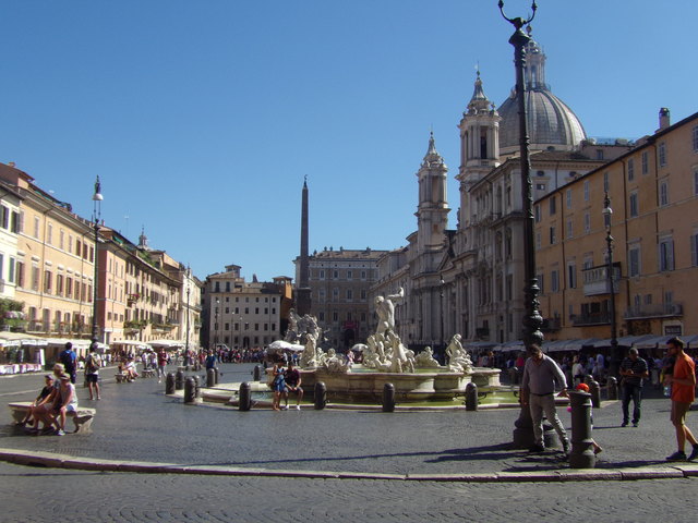 Roma una vez más (Roma II) - Blogs de Italia - Trastevere y Gianicolo. Piazza Navona y Templo de Adriano (28)