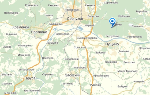 Тарусская серпухов завтра. Таруса город на карте. Карта Пущино. Таруса Калужская область на карте.