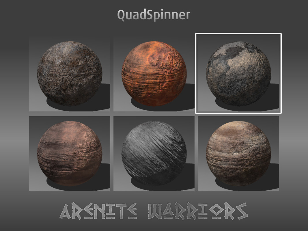 QuadSpinner - Arenite Warriors Vue Materials
