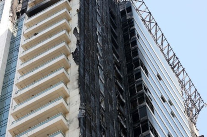 High-Rise Fire - Aluminum Composite Cladding - SkyscraperCity