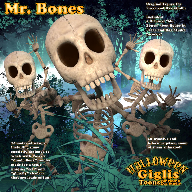 Halloween Gigli Mr Bones